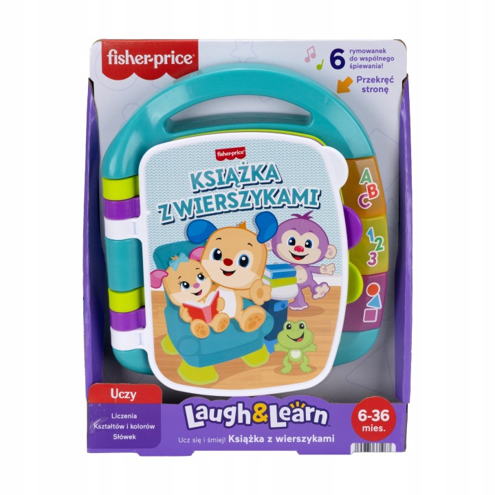 FISHER PRICE Книжечка З Віршиками книжечка інтерактивна для малюка — фото 12
