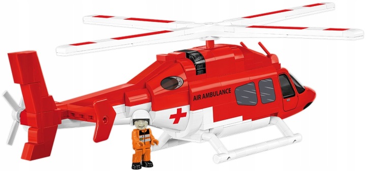 Конструктор COBI 26629 Гелікоптер Bell 407 Air Швидка допомога Служби рятувальні — фото 5