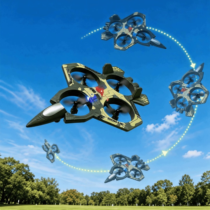 SAMOLOT RC,2,4 ГГц,дистанційно керований DRON зі світлом для дітей і дорослих — фото 4