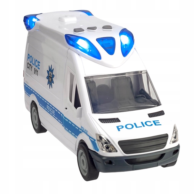 Поліцейська машина поліцейський Lean Toys 250x130 мм — фото 3
