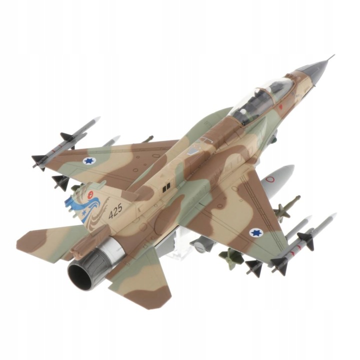 1:72 F І Fighting Falcon Ізраїльська модель літака Diecast Метал Fighter Plane — фото 14