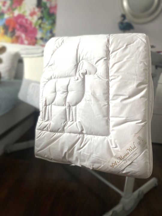 Dětská vlněná přikrývka Merino Wool velikost 120 x 90 cm