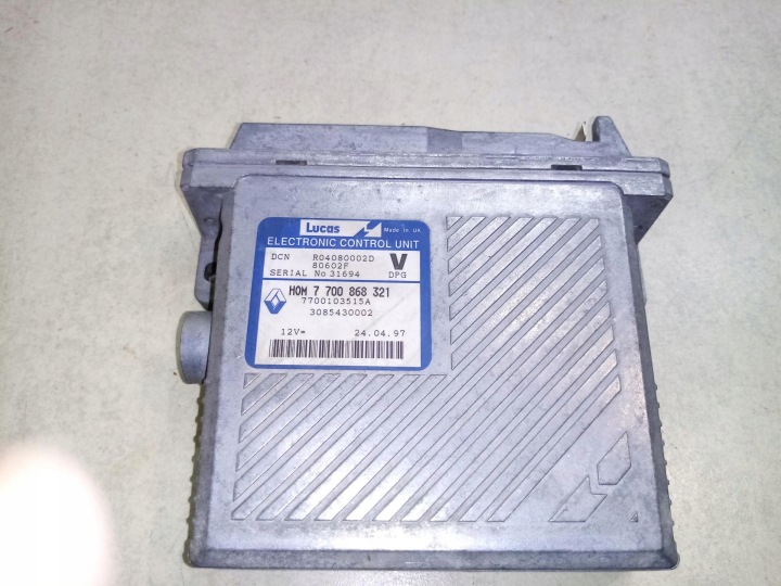 Bedienteil DES MOTORS VOLVO V40 1.9 7700103515A