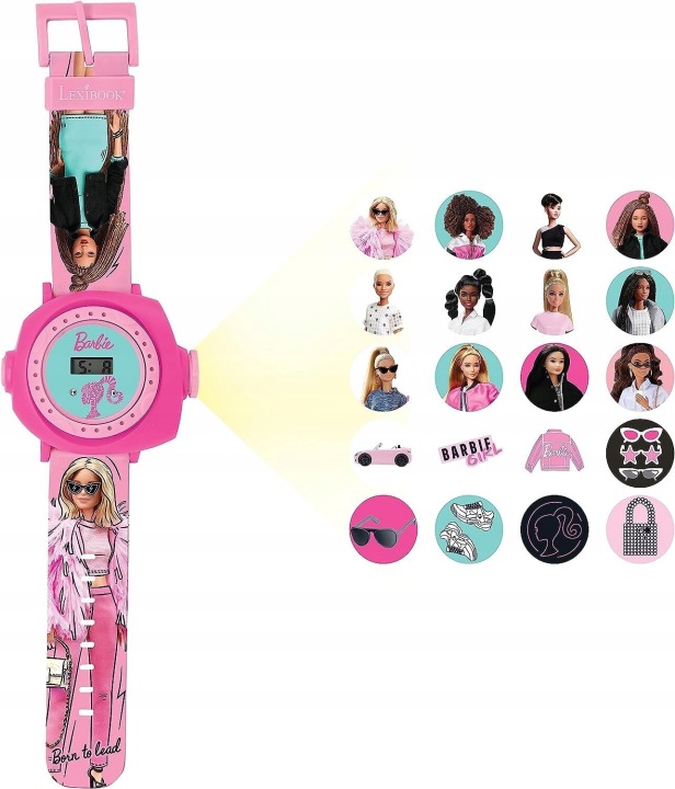 Lexibook Barbie Наручний годинник з проектором для дітей — фото 2
