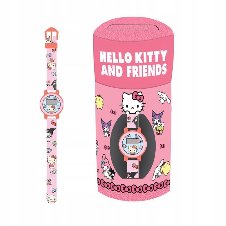 Набір подарунковий скарбничка і годинник HELLO KITTY