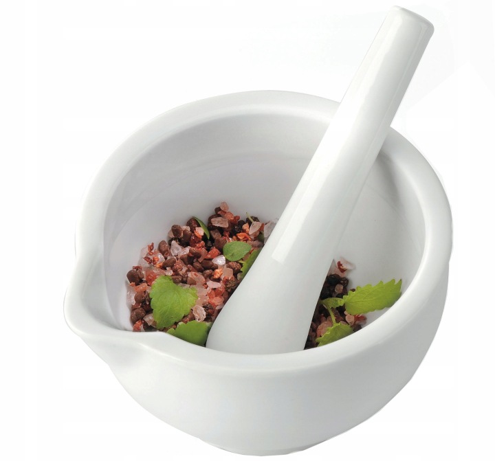 Gefu porcelánový mozdzierz Macino 10 cm, ergonomický