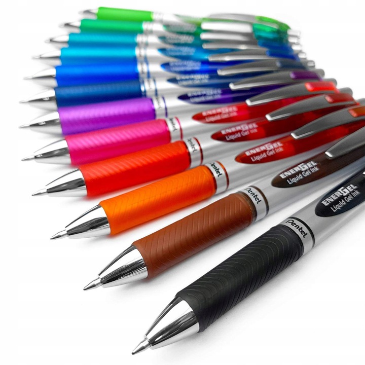 Pentel Ручка кулькова BL77 - червоні ENERGEL 0.7 — фото 16