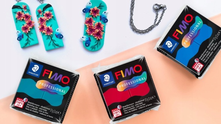 Fimo професійний, маса запікальна, 57 г, червоний, Staedtler — фото 3