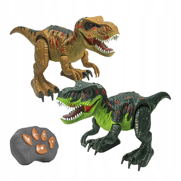 DINOSAUR CONTROLLED BY REMOTE CONTROL FOR CHILDREN T-REX RC WALKS ROARING DANCES LED Gender boys girls unisex