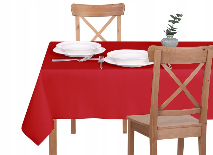 Ubrus Odolný Vůči Skvrnám – 130X310 – Solid Bordový