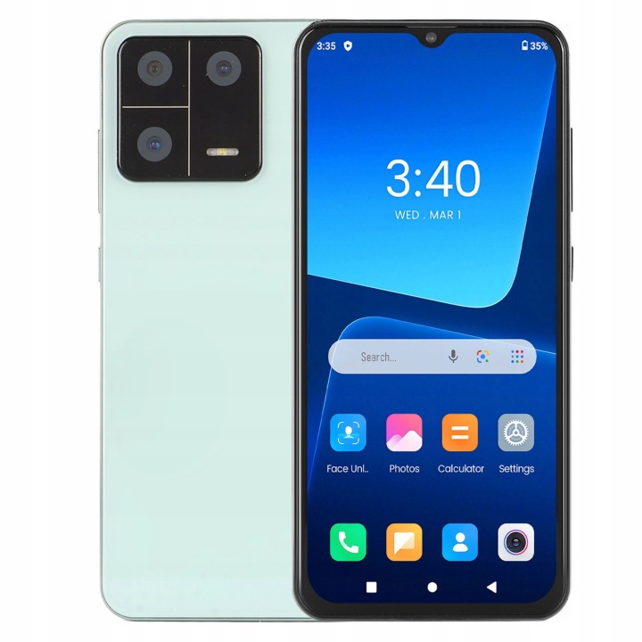 Розблокований смартфон, 6,54-дюймовий екран IPS HD 100 до 240 В 4G Телефон мобільний