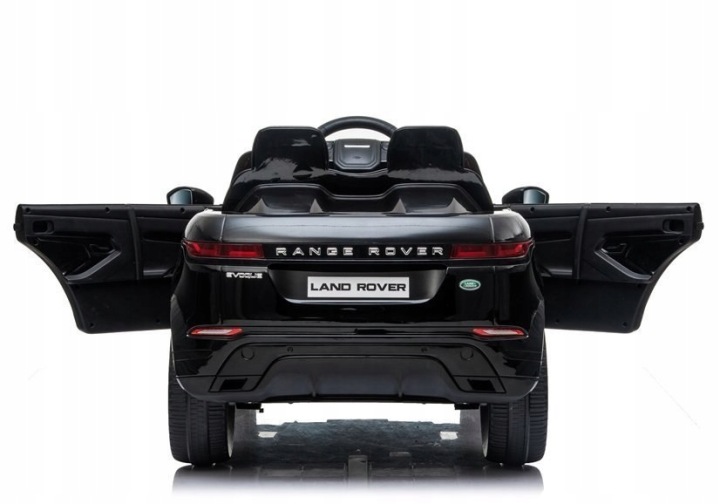 Авто на акумуляторі Range Rover Evoque Пульт LED Чорний Лакований — фото 8