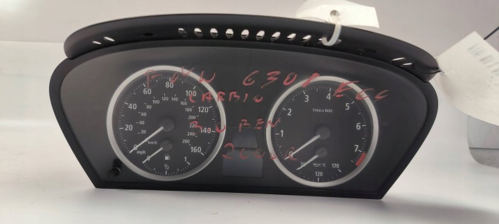 Instruments tachymètre compte tours Horloge montre tableau bord 62.11-6983167 BMW SERIA 6