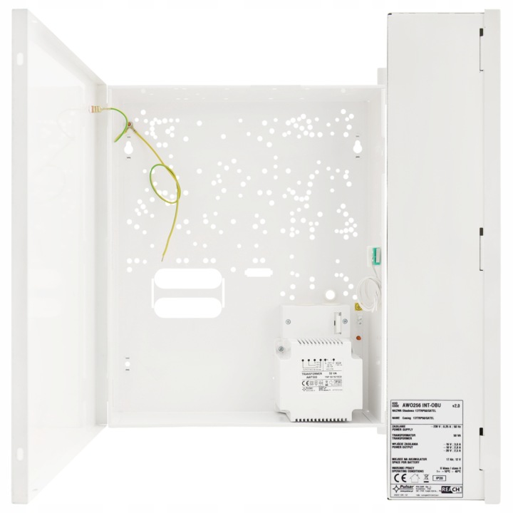 Kryt Pulsar AWO256 17/TRP50/SATEL pro ústředny, kovový, nástěnný alarm