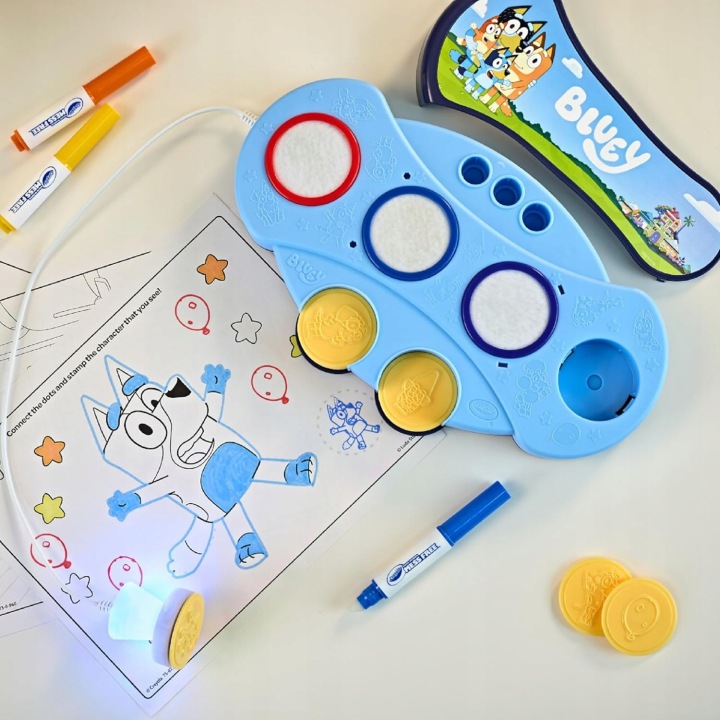 CRAYOLA Колір Wonder Bluey З підсвічуванням Штамп Печатки — фото 3