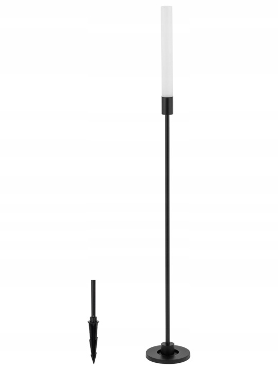 Zahradní Lampa Zola Led černá 3W IP54 3000K 80 cm stojící venkovní 100lm