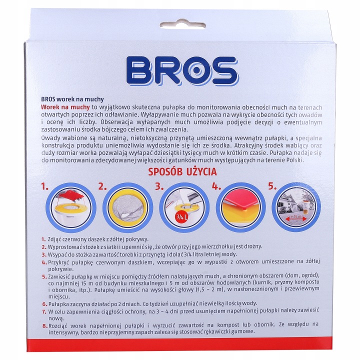BROS мішок, пастка від мух плюс приманка — фото 8