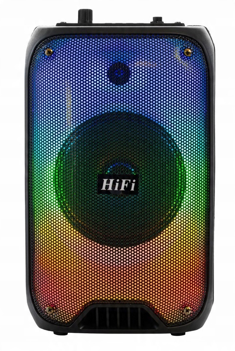 Bluetooth Speaker Wireless Mobile FM Column + Remote Control Karaoke Microphone Power 10 W
