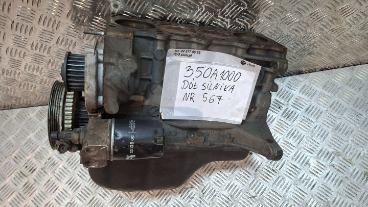 BLOK DOL DES MOTORS Kurbelwelle Kolben 350A1000 FIAT GRANDE PUNTO 1.4 8V