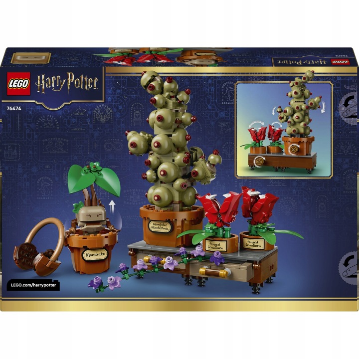 Конструктор LEGO Harry Potter 76474 Набір Рослини з уроків травництва — фото 5