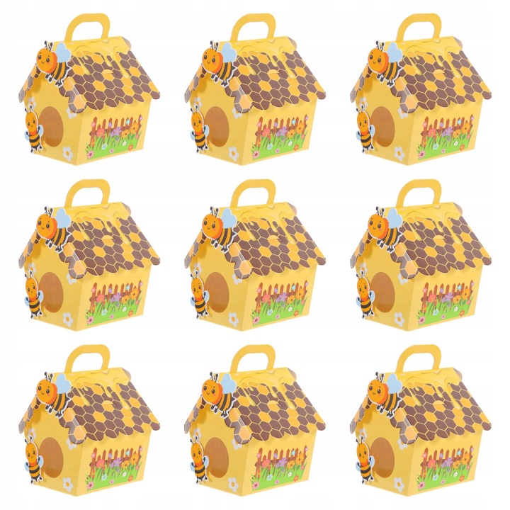 20 шт. Paper Beehive Candy Boxes для Birthday and Wedding Favors — фото 7