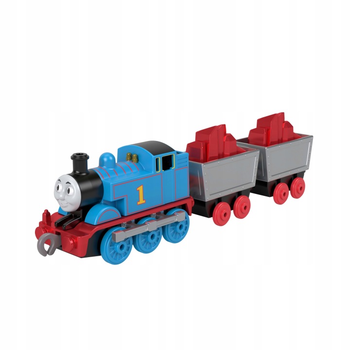 FISHER PRICE TOMEK I PRZYJACIELE локомотив томас з двома вагончиками JFV72 — фото 6