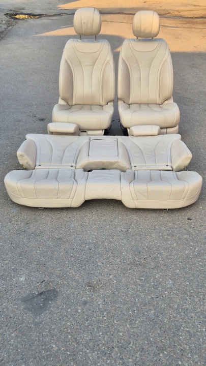 sjedala KOMPLET BEZOWE MERCEDES S W222