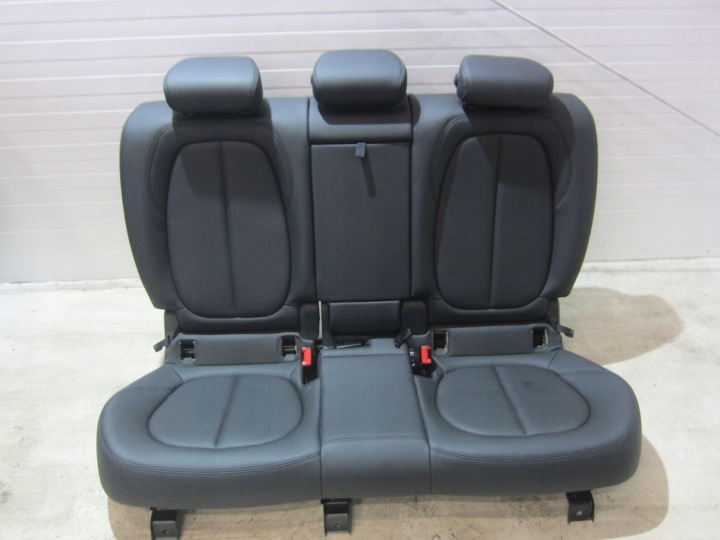 BMW X1 F48 Siège SIEDZISKO Arrière Noir KCSW Cuir, en cuir OPARCIE KPL 52207375694