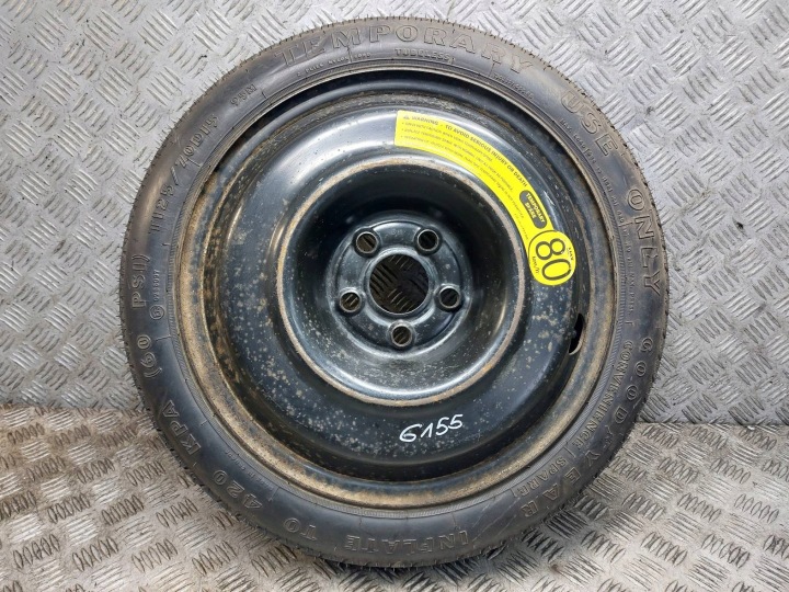 Roue de secours 5X100 4Jx15 ET26 FI57,1 125/70R15 2004R 05272960AA