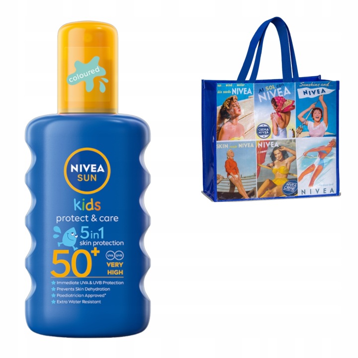 NIVEA SUN Спрей на сонце захисний для дітей SPF50 200 мл+ У подарунок