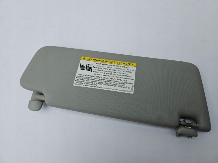 cover PRZECIWSLONECZNA left driver´s AUDI A4 B9 8W grey USA visor