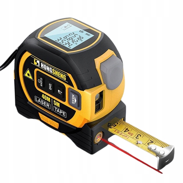 Digitální Laserový Dálkoměr S Metrem 500CM, 40M, VODováVÁHOU 3V1