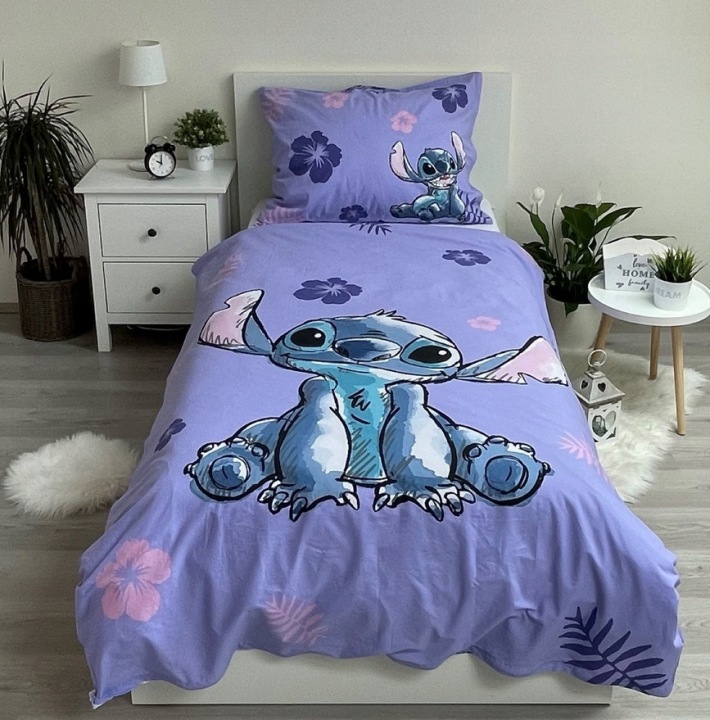 Постільна білизна дитяча 140x200 LILO і STITCH підліткова бавовна 70x90 DISNEY — фото 3