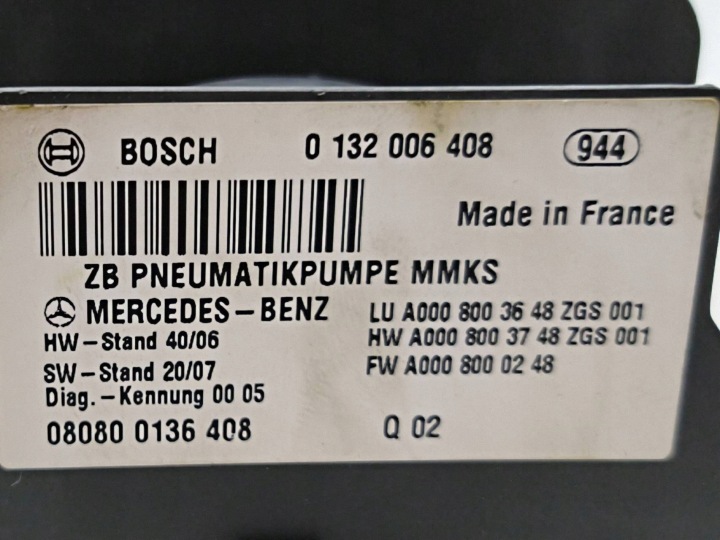 Pompa di bloccaggio centrale Mercedes-Benz CL C216 0132006408 7