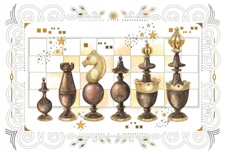 Листівка 12x18 см B-BD 502 098+конверт шахи