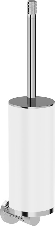 Mexen Triv toaletní kartáč, bílá/chrom 70A33071-00W
