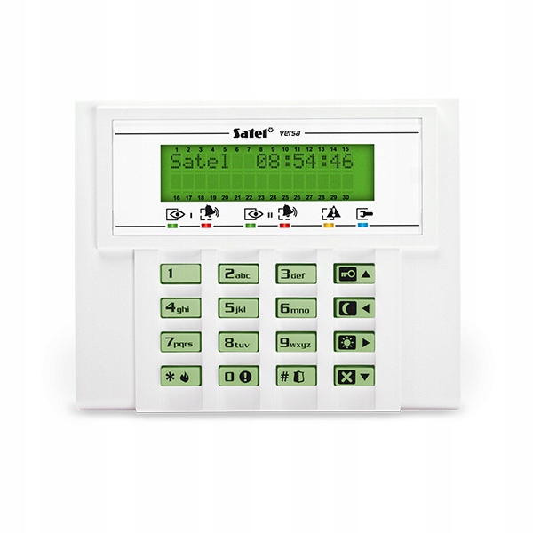 LCD manipulátor Versa-lcd-gr zelený Satel