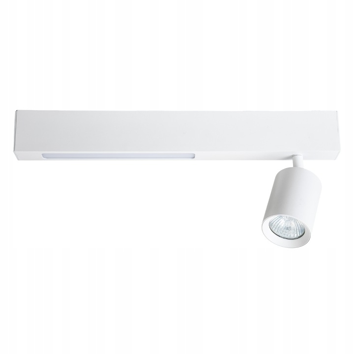 stropní svítidlo Led dvojitá, bílá, podlouhlá, 40 cm, reflektor GU10 Milagro