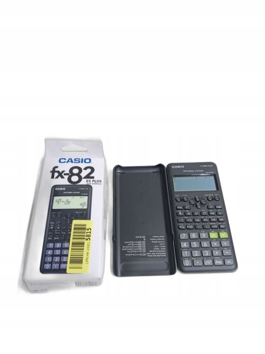 Калькулятор науковий CASIO FX-82ESPLUS-2 252 функції 77x162 мм Чорний