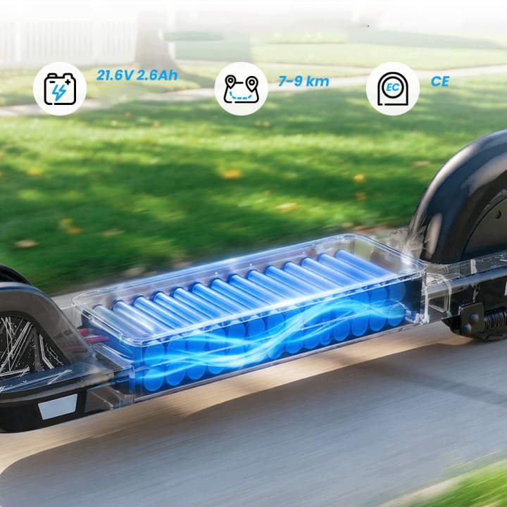 Самокат електричний складаний для дітей класний LED PL 8 км 21.6V2.6AH 70 кг — фото 2
