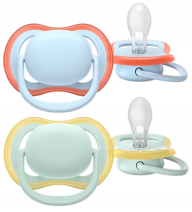 AVENT соска ультра AIR 0-6 міс. дихаючий + чохол 2 шт. — фото 3