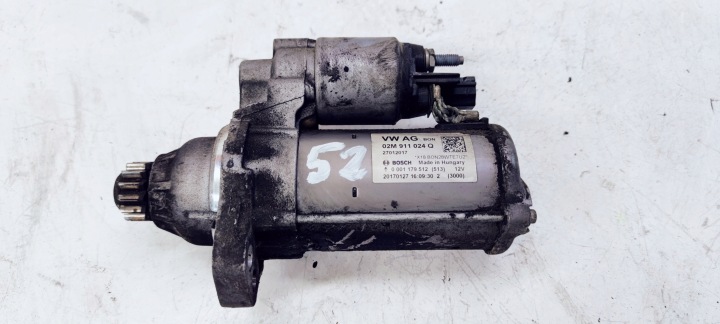 Motorino di avviamento AUDI A1 8X SEAT SKODA 02M911024Q *52*
