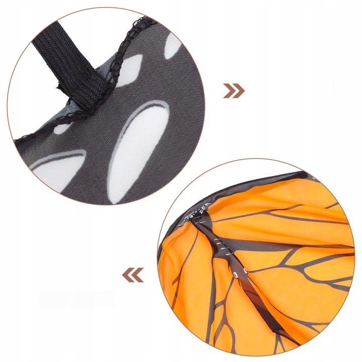 BUTTERFLY CAPE для дітей помаранчевий відгалуження в хелловін — фото 11