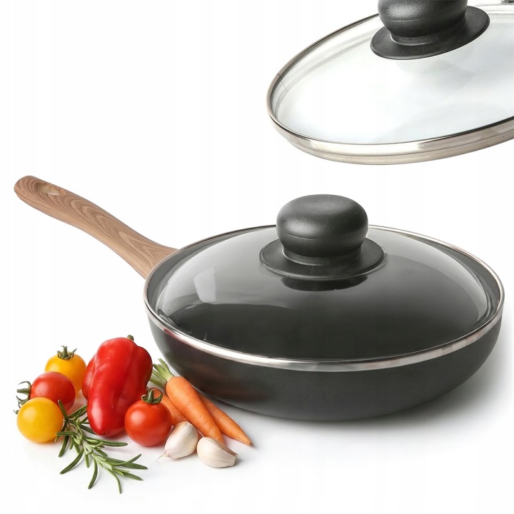 Hluboká nepřilnavá pánev Altom Design Natura Light 28 cm indukční