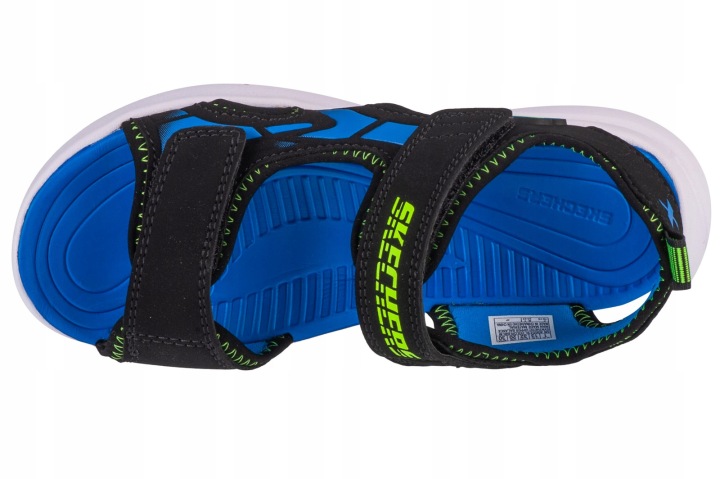 SKECHERS RAZOR-SPLASH - AQUA BUDDIES [35] Сандалі Хлоп'ячі Тканина Чорний — фото 3