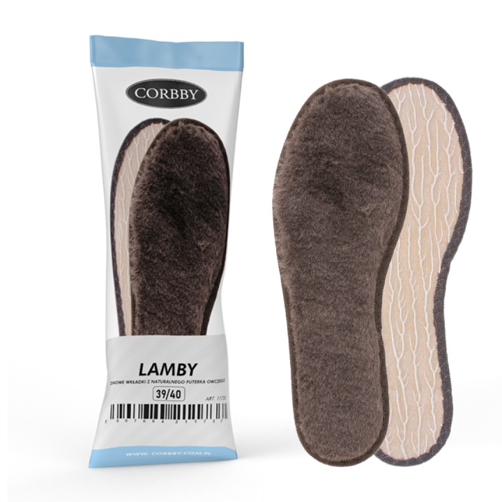 М'які зимові устілки для взуття LAMBY 41-42