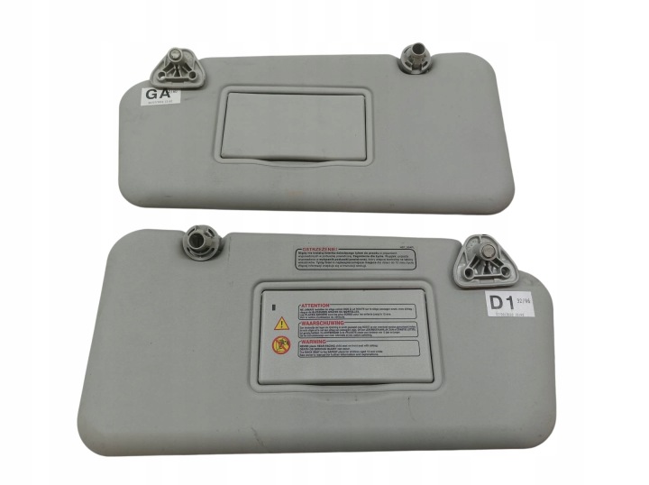 visors PRZECIWSLONECZNE left right cover KPL E11 Nissan Note and (2004- )