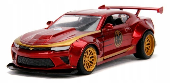 Marvel avengers iron man 1:32 chevrolet camaro — фото 11