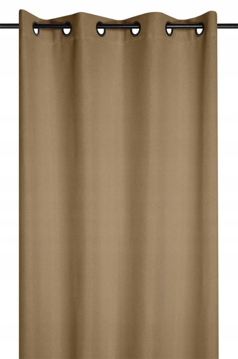 Hotový závěs Portland 140x260 camel 100% zatemňující blackout Glamour