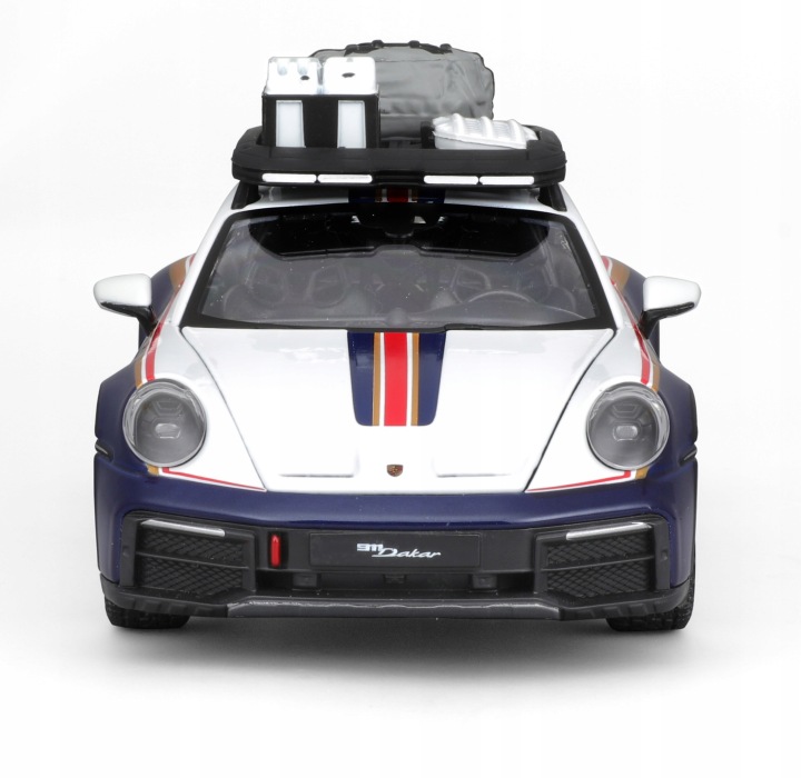 Racing porsche 911 dakar met. синій 953 bburago — фото 4